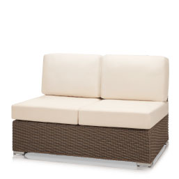 Armless Loveseat California Sand